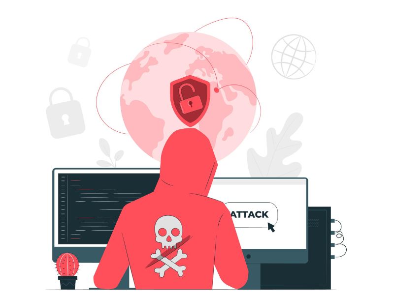 illustrazione hacker